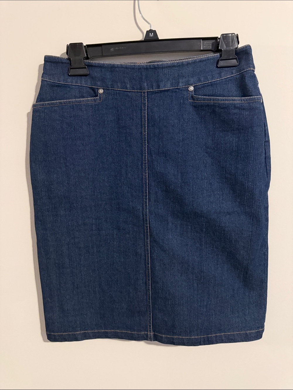 Hennes (H&M) Dark Wash Denim Pencil Skirt Sz8
